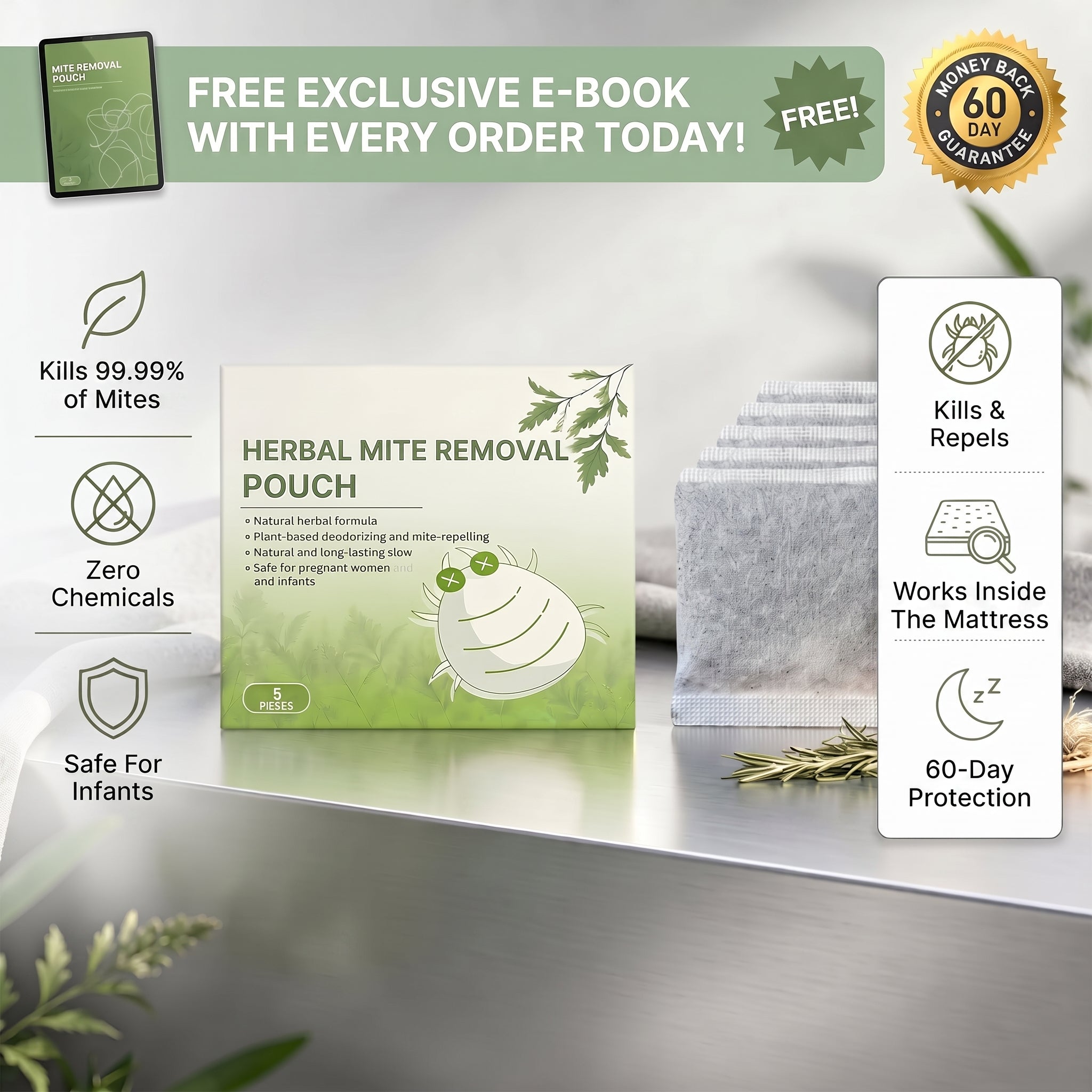 Korevo™ Herbal Mite Removal Pouch